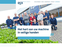 Tablet Screenshot of epibv.nl